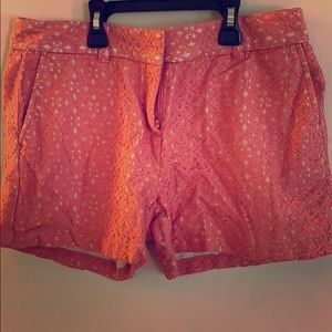 ⚡️Ann Taylor Loft pink lace shorts size 4 original